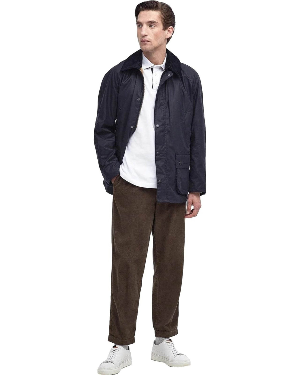 Giubbotti Uomo Barbour - Ashby Wax Jacket - Blu