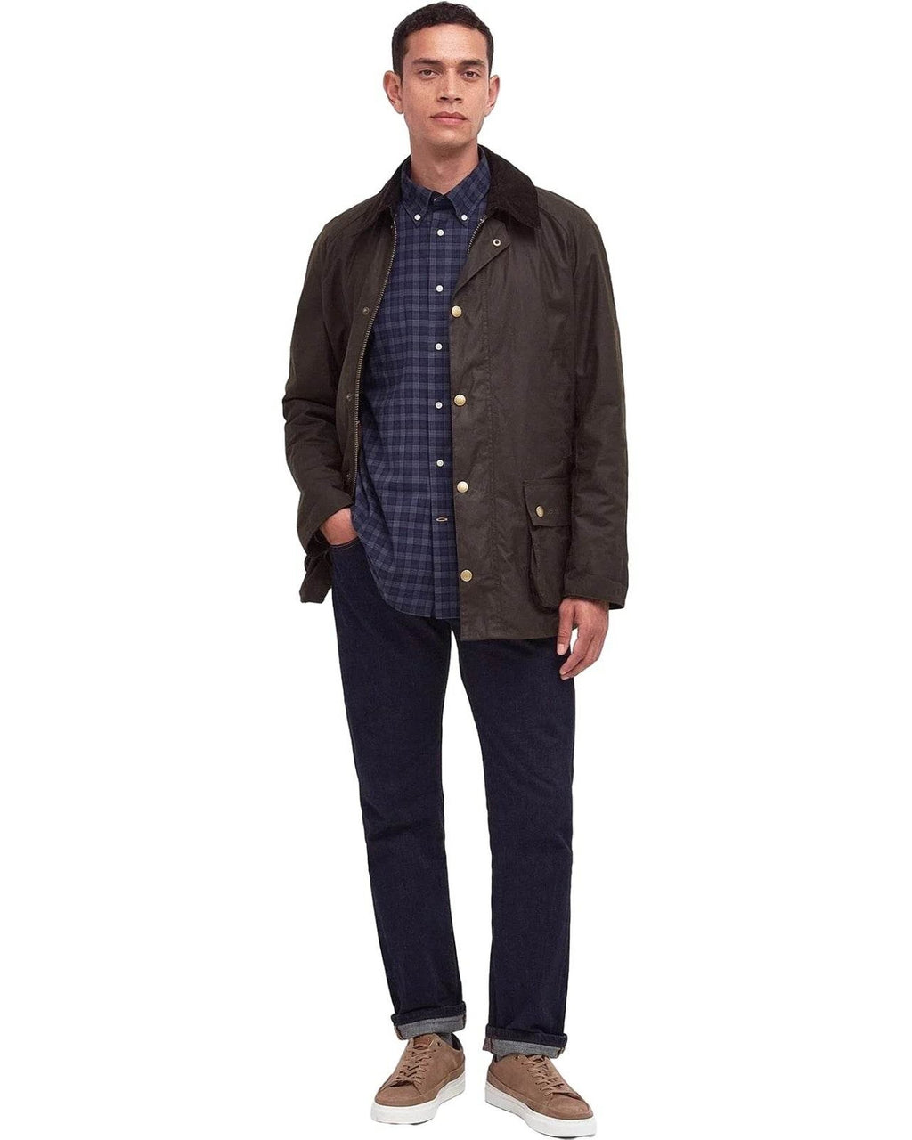 Giubbotti Uomo Barbour - Ashby Wax Jacket - Verde