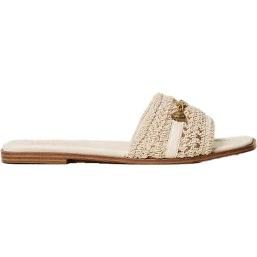 Ciabatte Donna Twinset - Ciabattina Crochet - Bianco-Gianni Foti