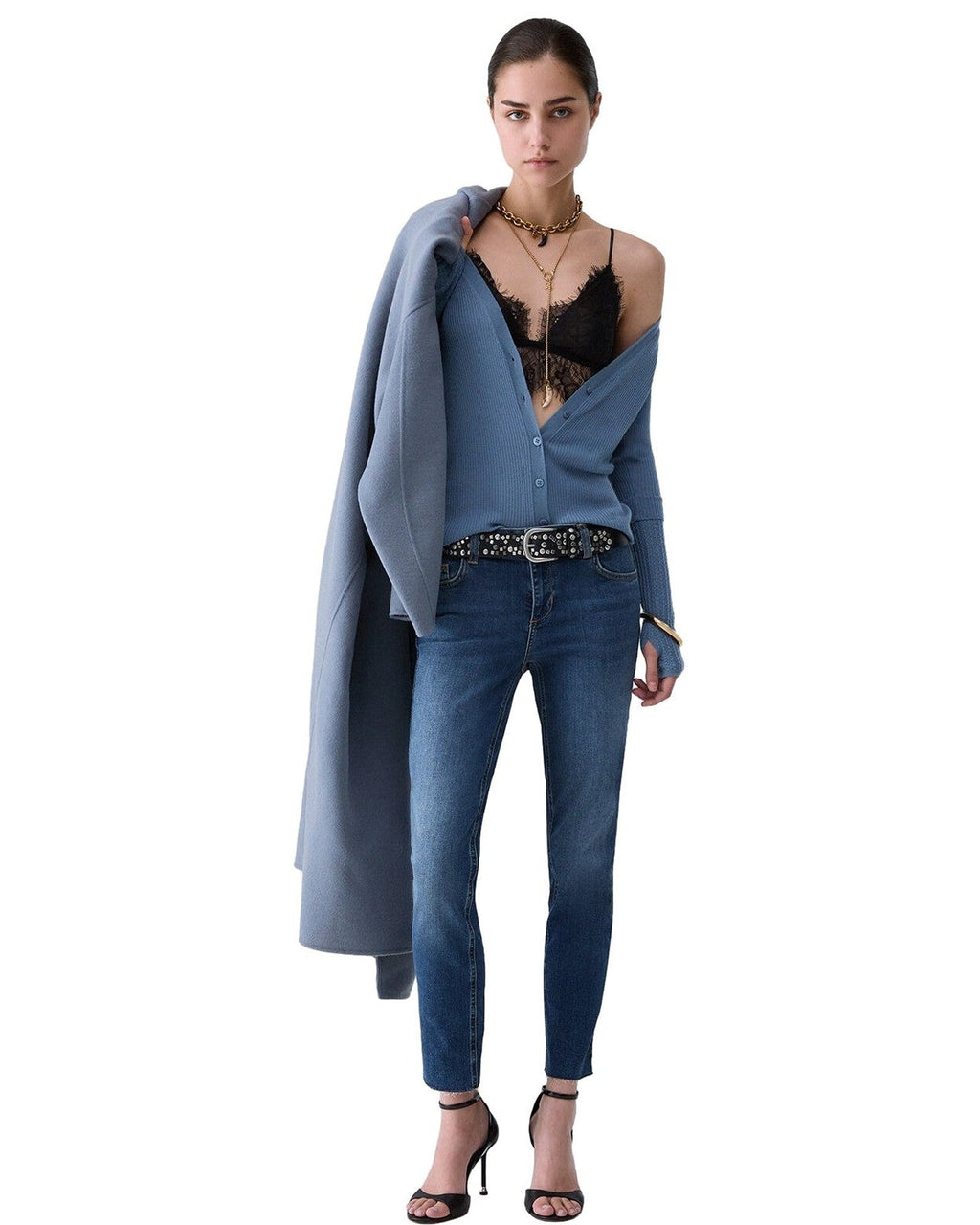 Jeans Donna Liu Jo - B.Up Ideal Reg.W. - Blu