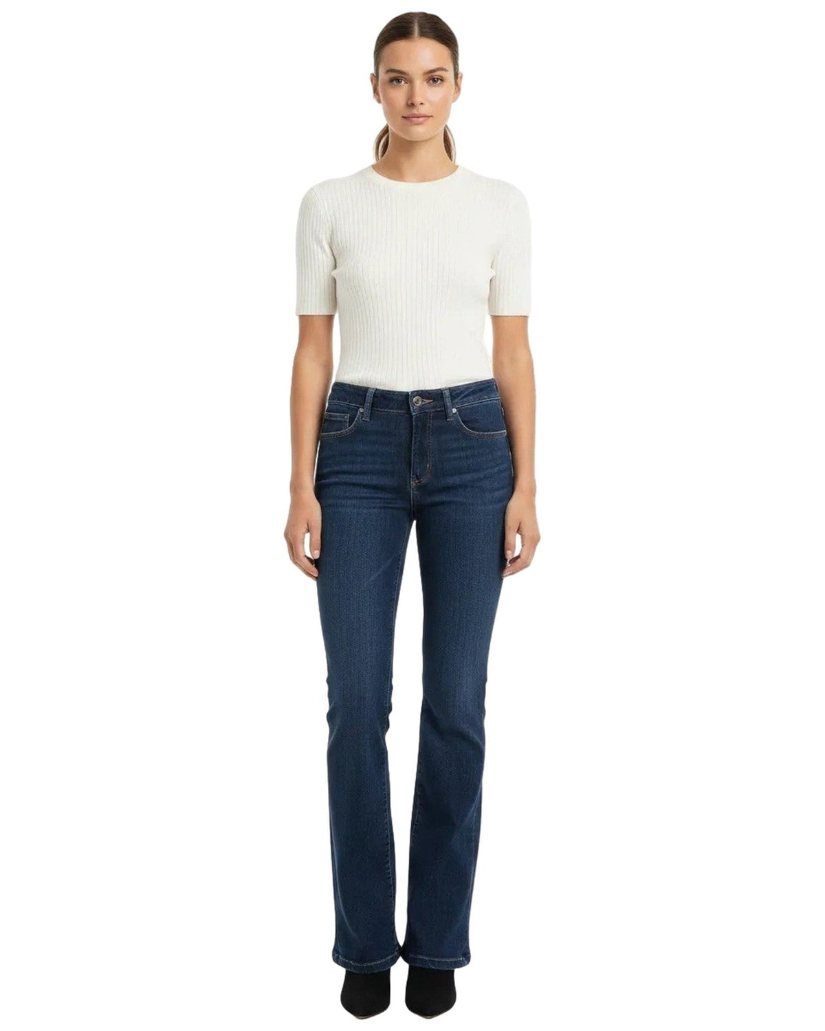 Jeans Donna Liu Jo - B.Up Repot Fillet L.W. - Blu