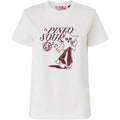 T-shirt Donna Pinko - Trapani High Trim T-Shirt Jers - Bianco