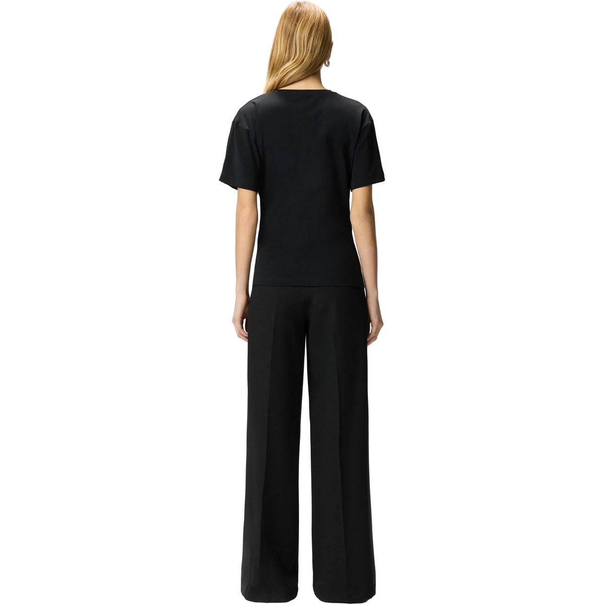 Maglie Donna Pinko - Mary Maglia Jersey Cotone Stre - Nero