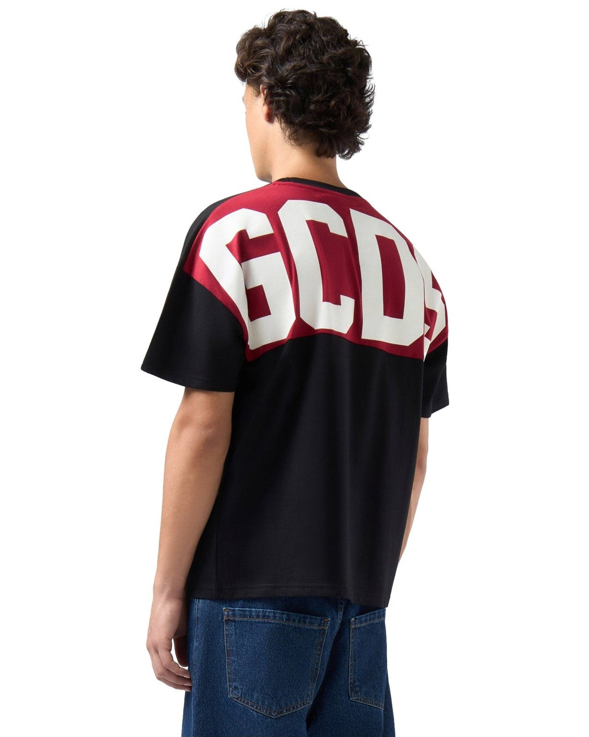 T-shirt Uomo Gcds - Band Logo Back T-Shirt - Nero