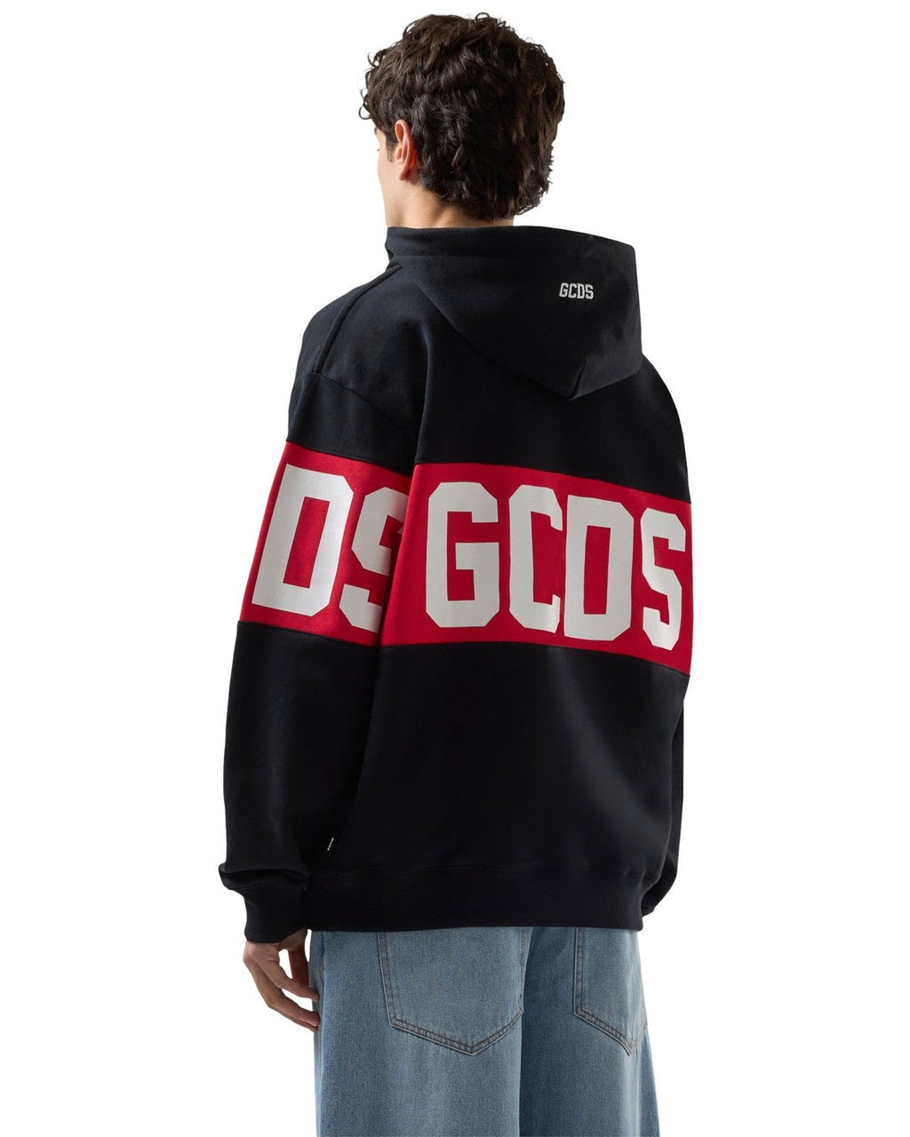 Felpe con cappuccio Uomo Gcds - Band Logo Hoodie - Nero