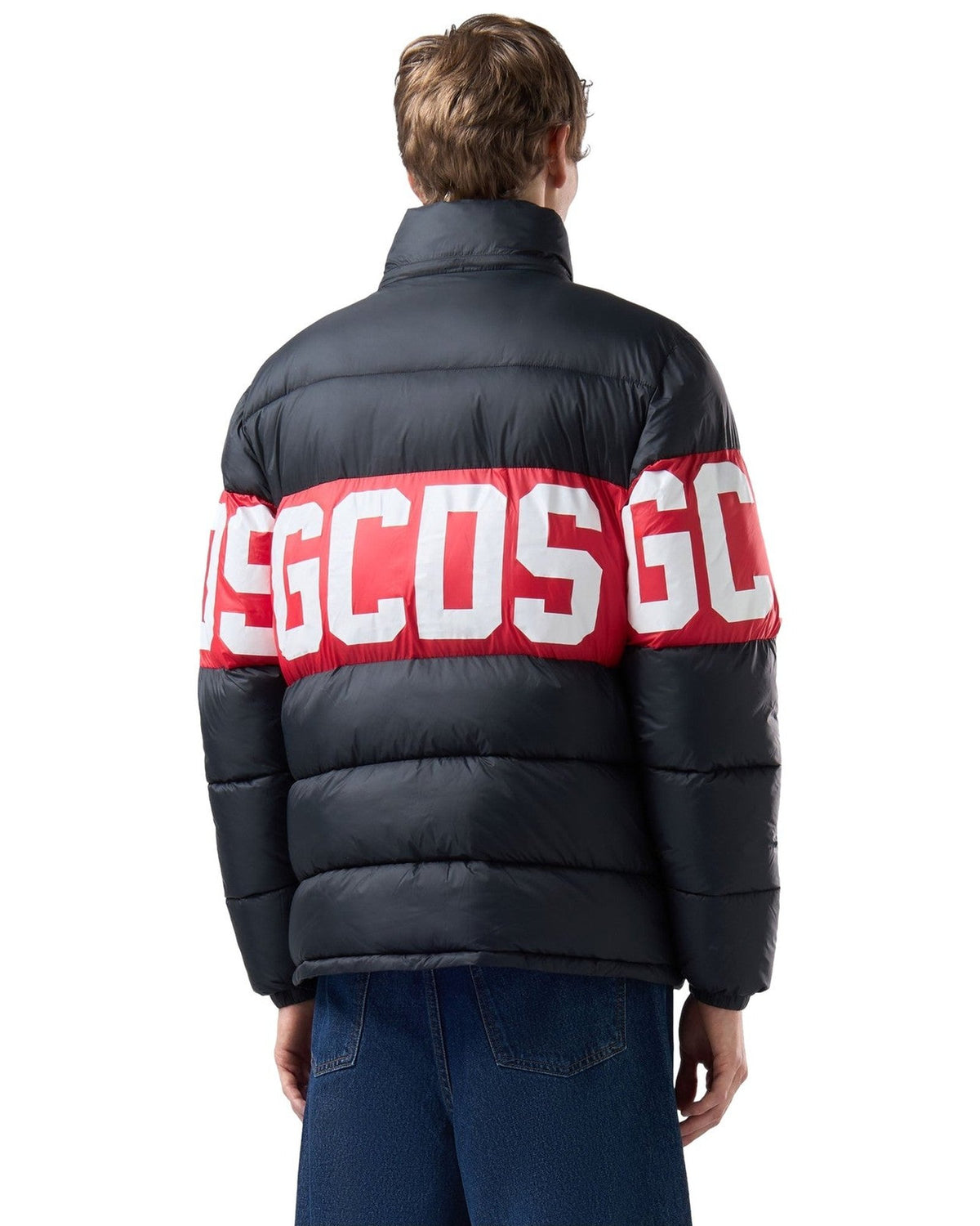 Giubbotti Uomo Gcds - Band Logo Puff Jacket - Nero
