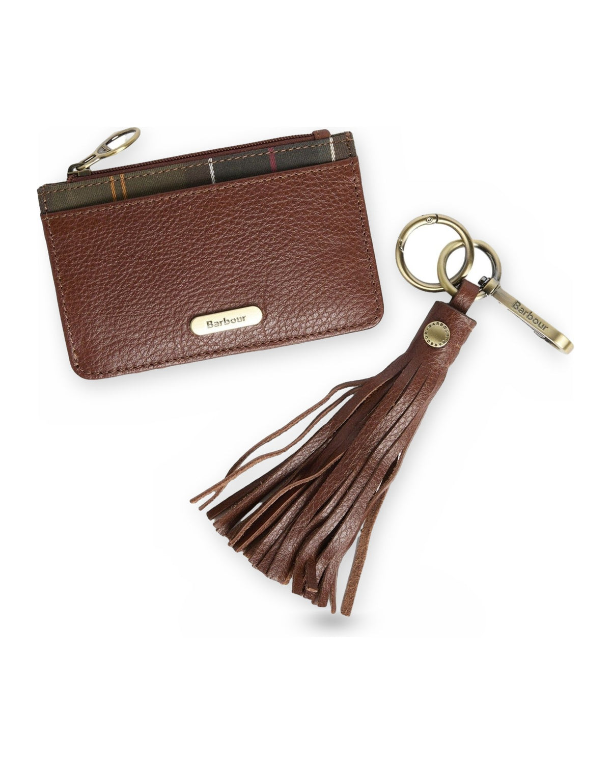 Porta carte di credito Donna Barbour - Alder Leather Gift Set - Marrone