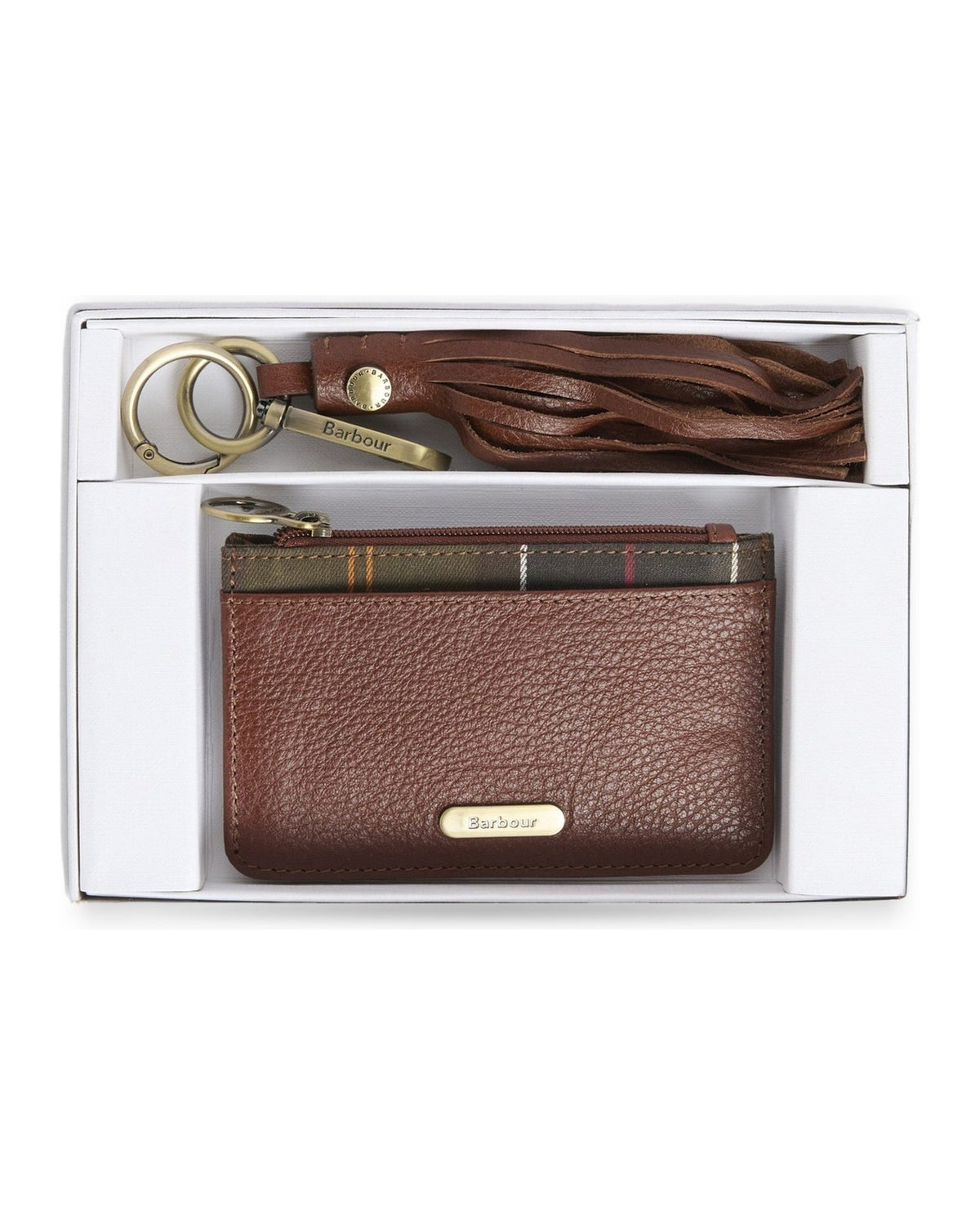 Set di capi coordinati Donna Barbour - Alder Leather Gift Set - Marrone