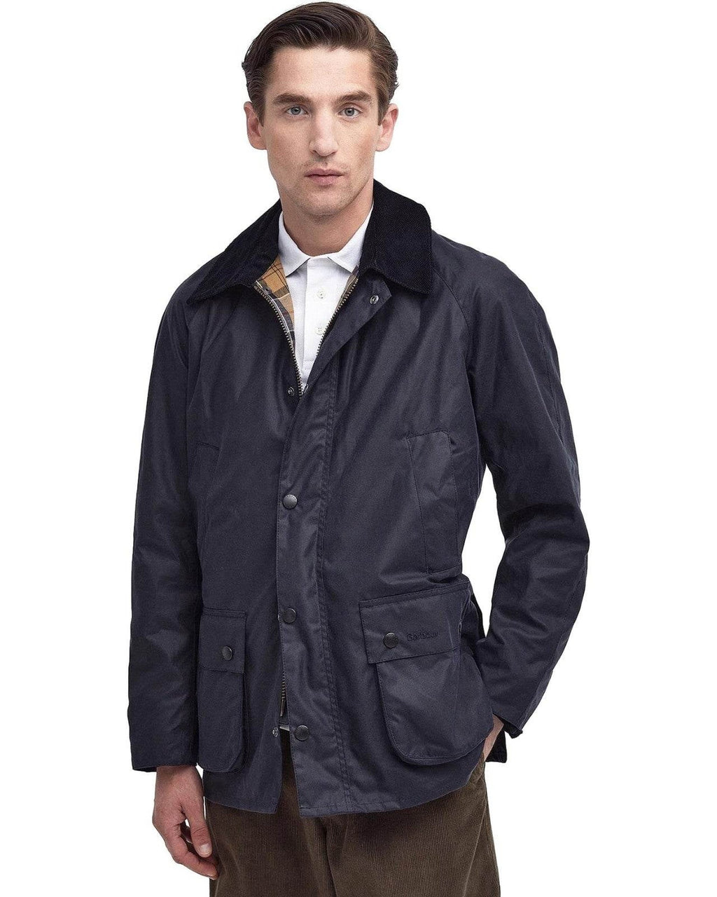 Giubbotti Uomo Barbour - Ashby Wax Jacket - Blu