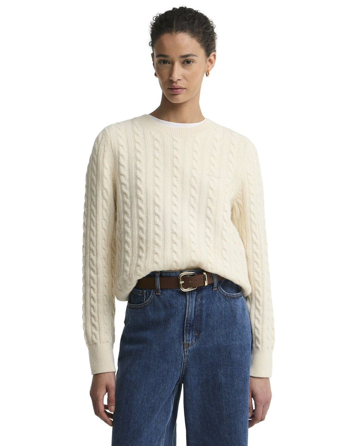 Maglioni Donna Barbour - Ashdown Knitted Jumper - Panna
