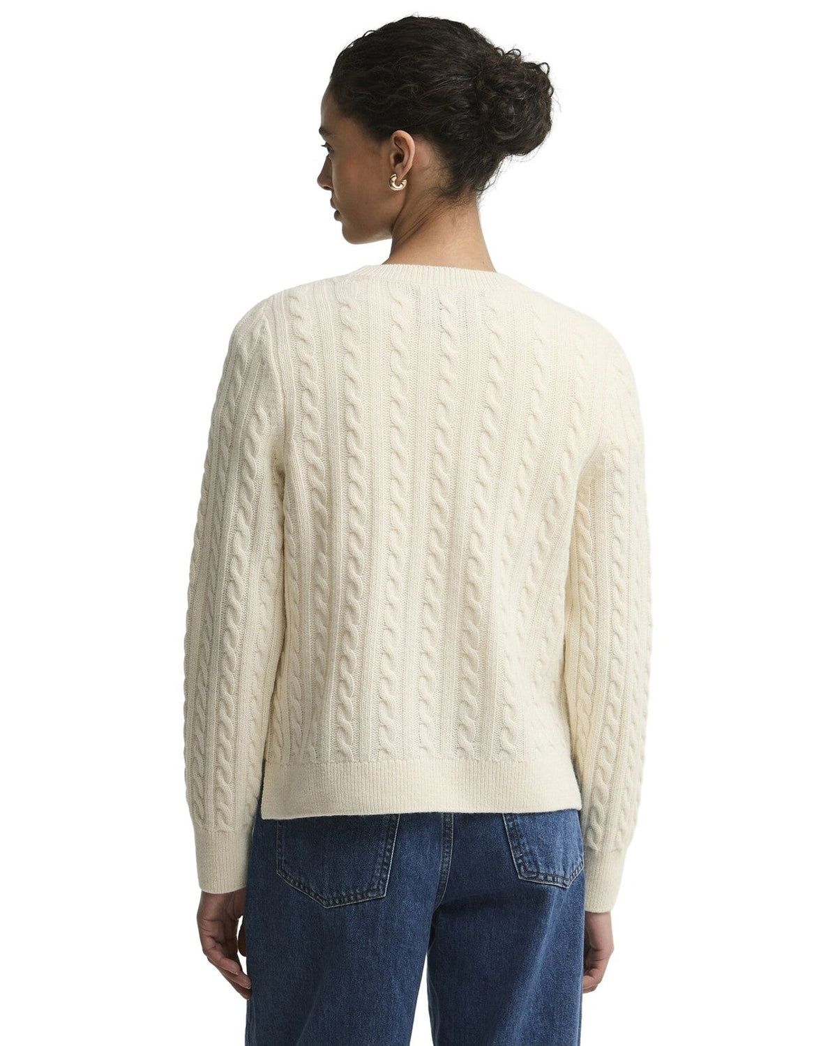 Maglioni Donna Barbour - Ashdown Knitted Jumper - Panna
