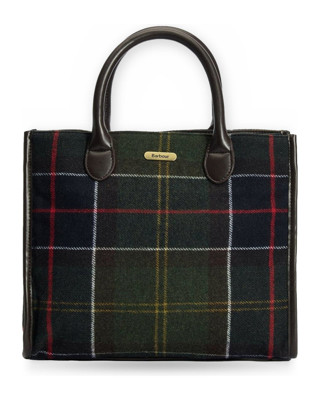 Borse a mano Donna Barbour - Barrhill Tartan Tote Bag - Verde/Blu