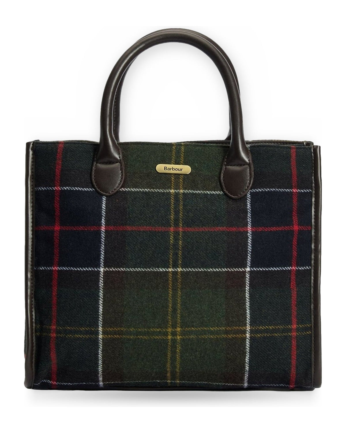 Borse a mano Donna Barbour - Barrhill Tartan Tote Bag - Verde/Blu