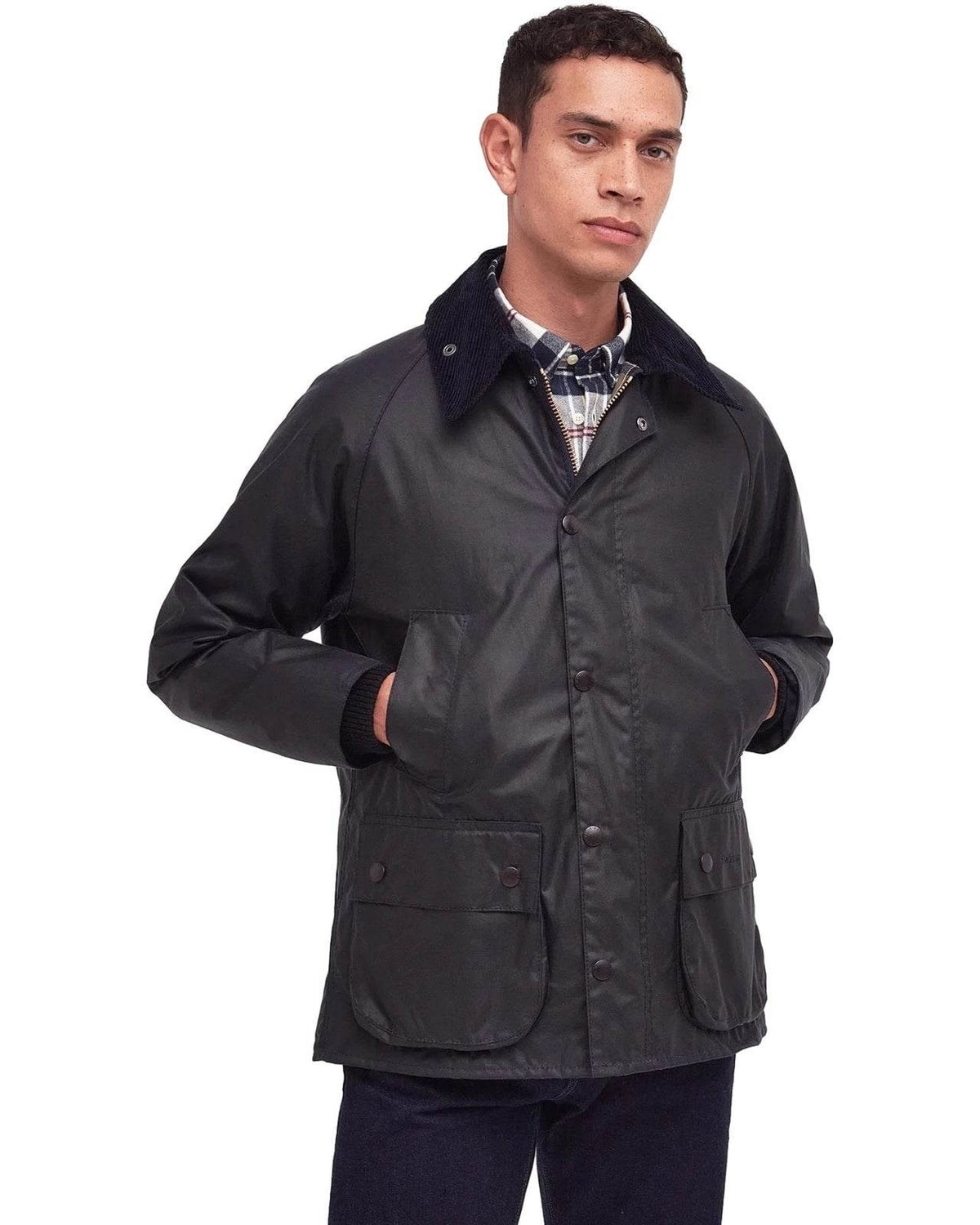 Giubbotti Uomo Barbour - Bedale Wax Jacket - Blu