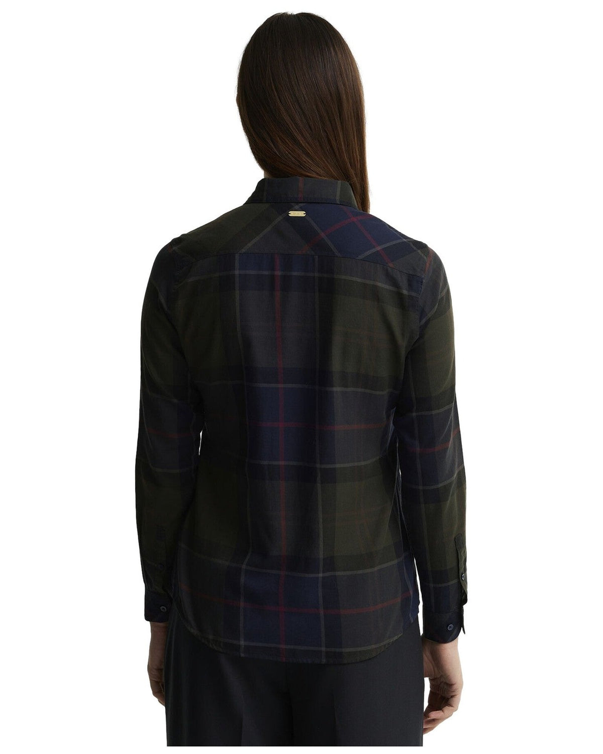 Camicie casual Donna Barbour - Bredon Shirt - Blu/Verde