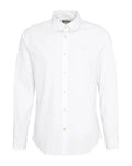 Camicie casual Uomo Barbour - Crest Poplin Tailored Shirt - Bianco