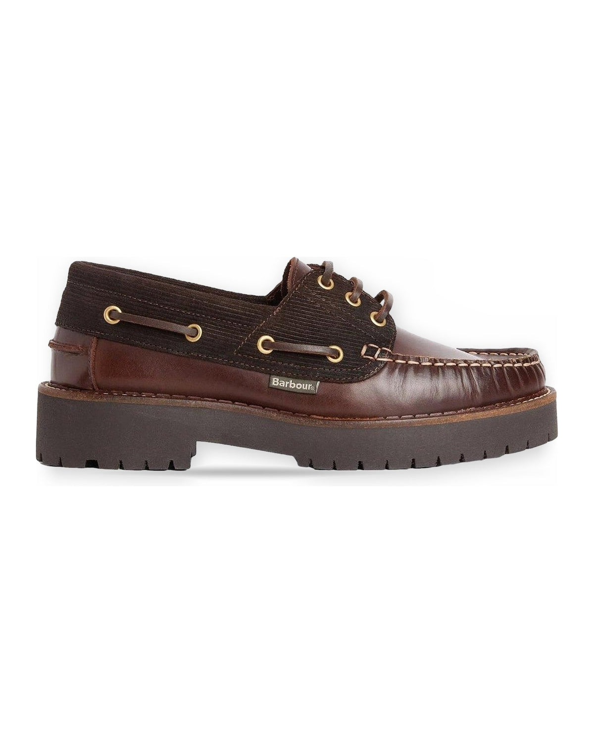 Scarpe da barca Donna Barbour - Darras Boat Shoe - Marrone
