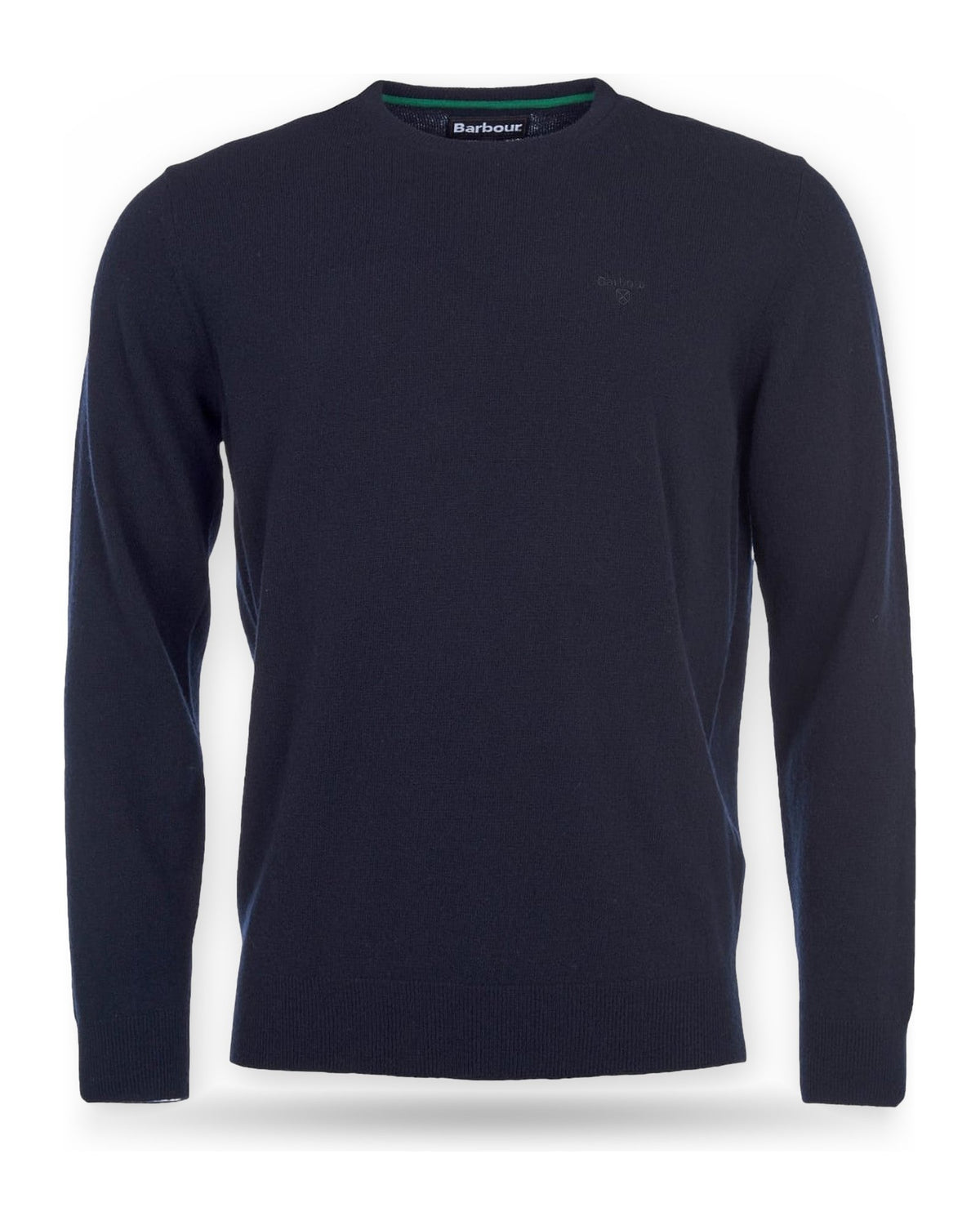Maglie Uomo Barbour - Essential Lambswool Crew Neck - Blu