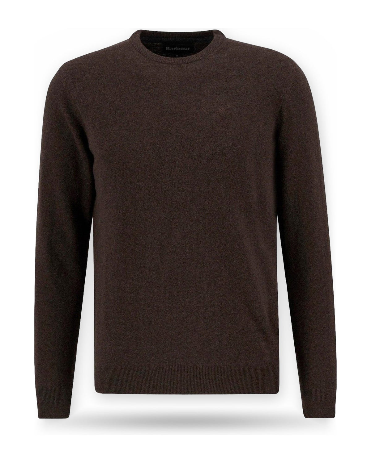 Maglie Uomo Barbour - Essential Lambswool Crew Neck - Marrone