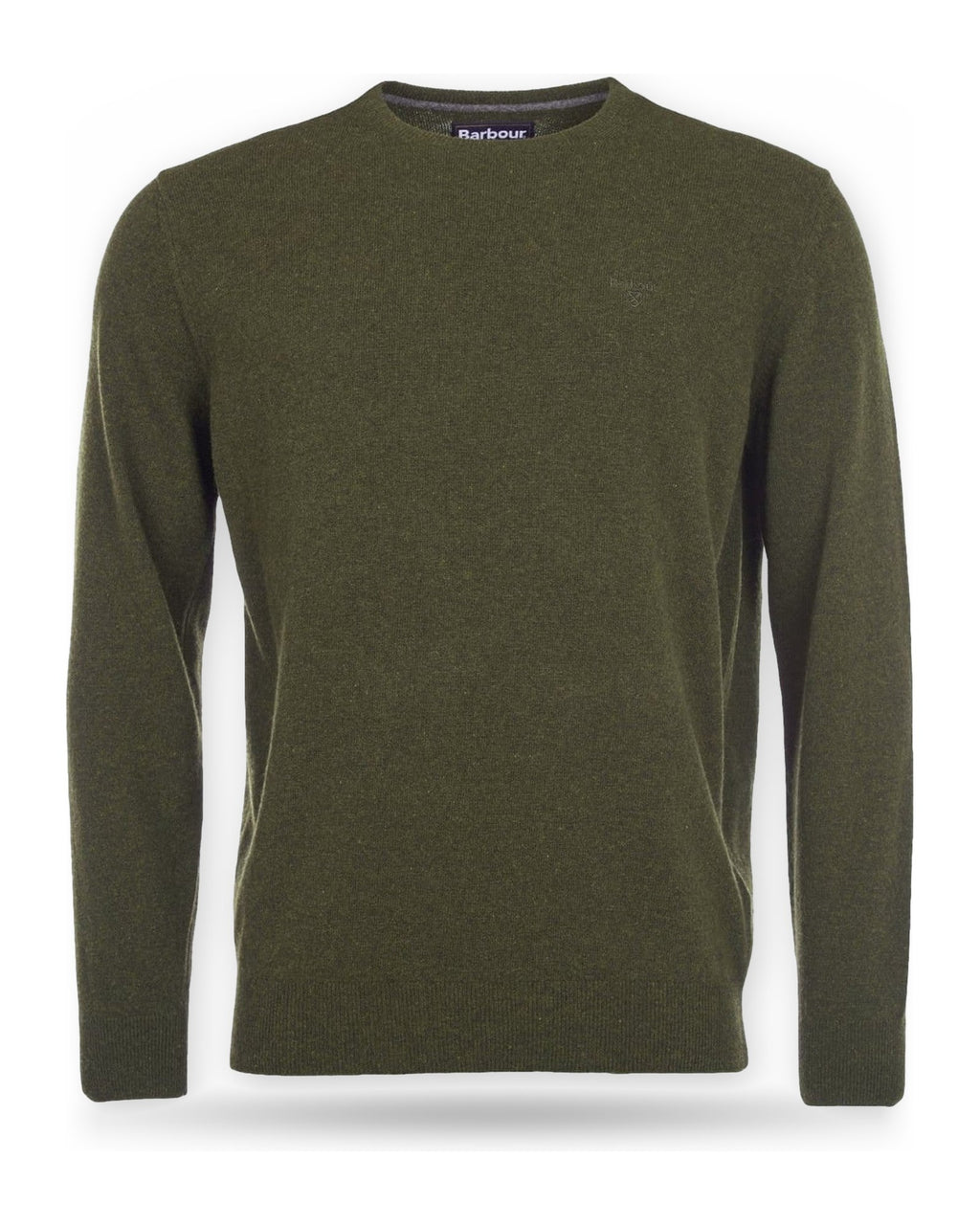 Maglie Uomo Barbour - Essential Lambswool Crew Neck - Verde