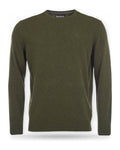 Maglie Uomo Barbour - Essential Lambswool Crew Neck - Verde
