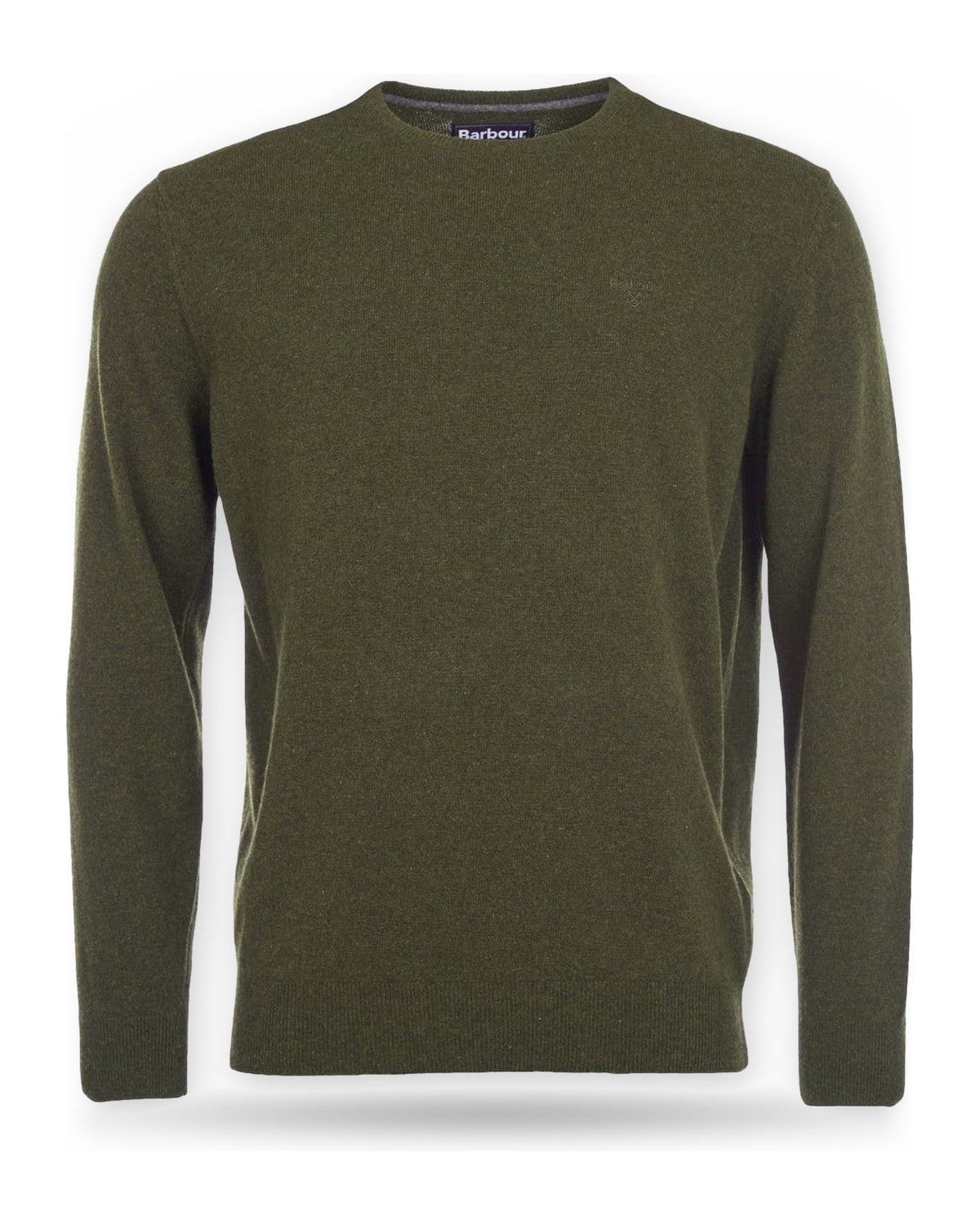 Maglie Uomo Barbour - Essential Lambswool Crew Neck - Verde
