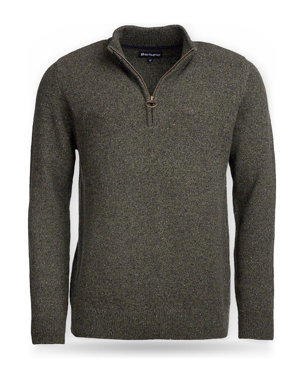 Maglie Uomo Barbour - Essential Tisbury Half Zip - Verde