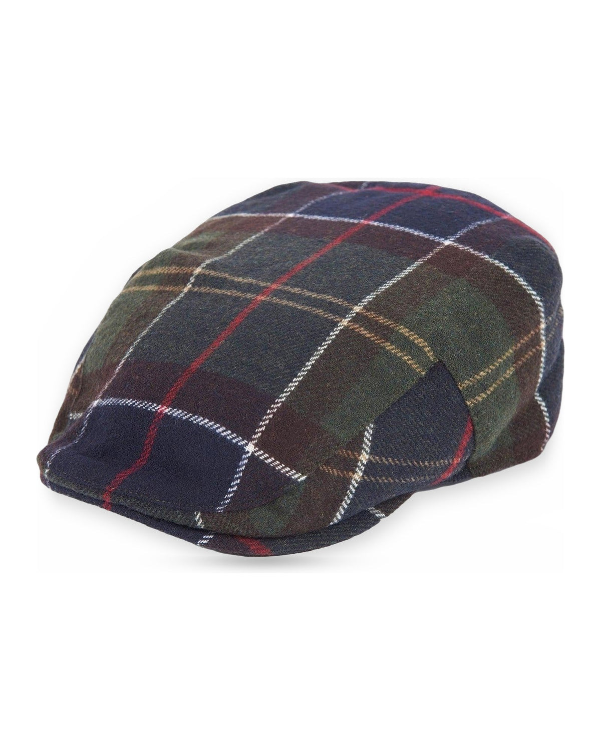 Baschi e berretti Uomo Barbour - Gallingale Tartan Flat Cap - Verde/Blu