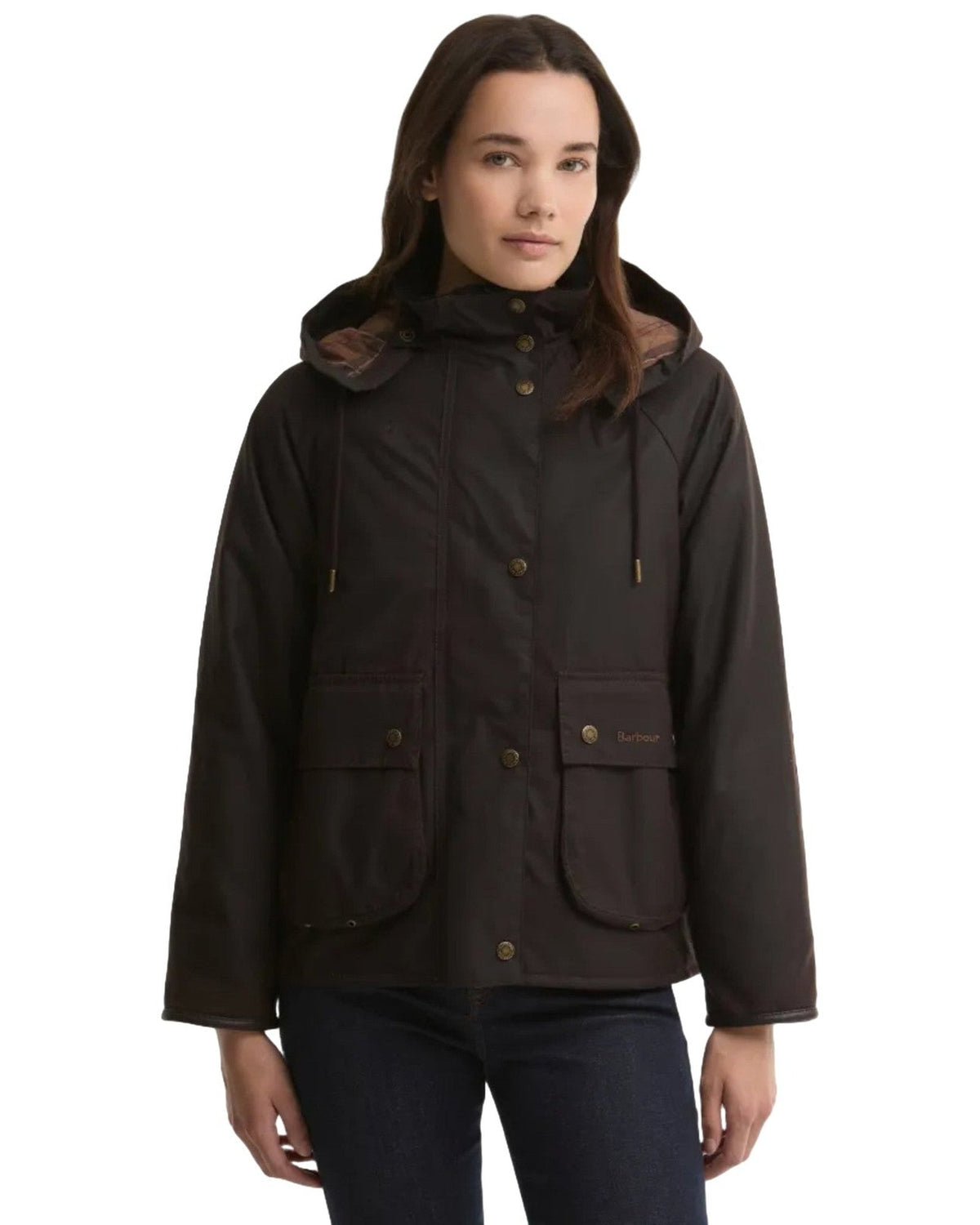 Giacche Donna Barbour - Georgette Wax Jacket - Marrone