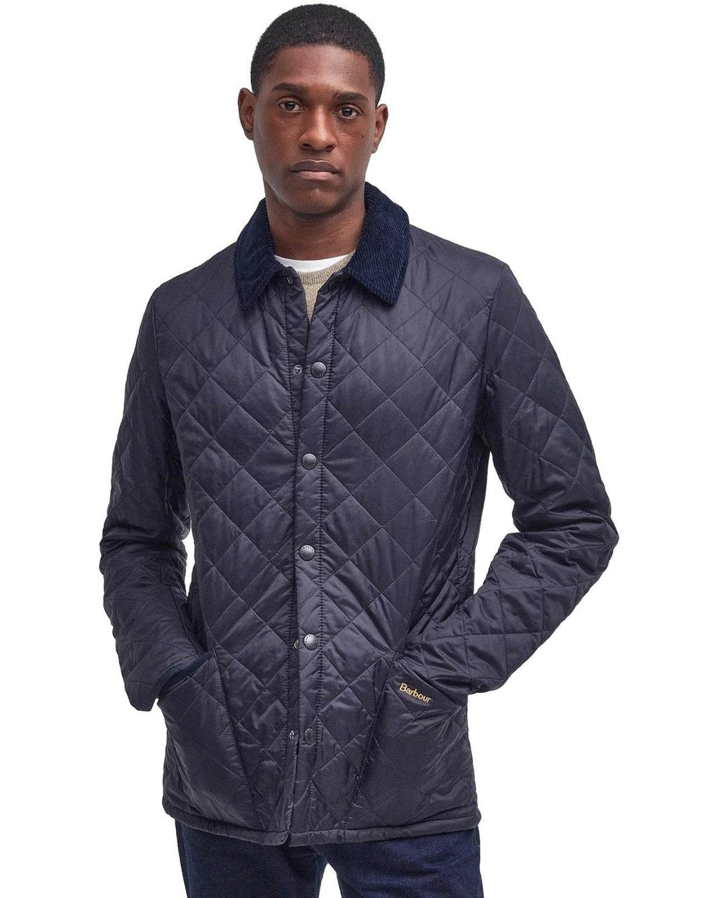 Giubbotti Uomo Barbour - Heritage Liddesdale Quilt - Blu