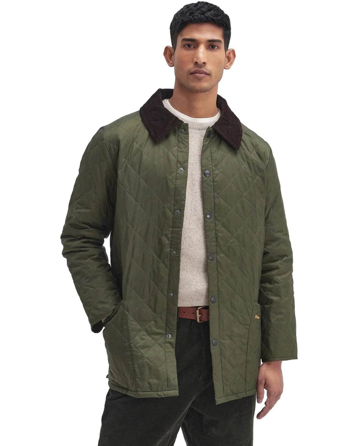 Giubbotti Uomo Barbour - Heritage Liddesdale Quilt - Verde