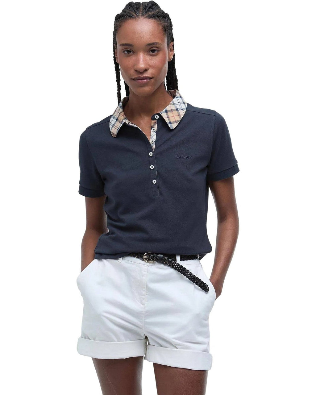 Polo Donna Barbour - Malvern Polo Shirt - Blu