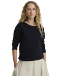 Maglie Donna Barbour - Pendle Crew Knit - Blu