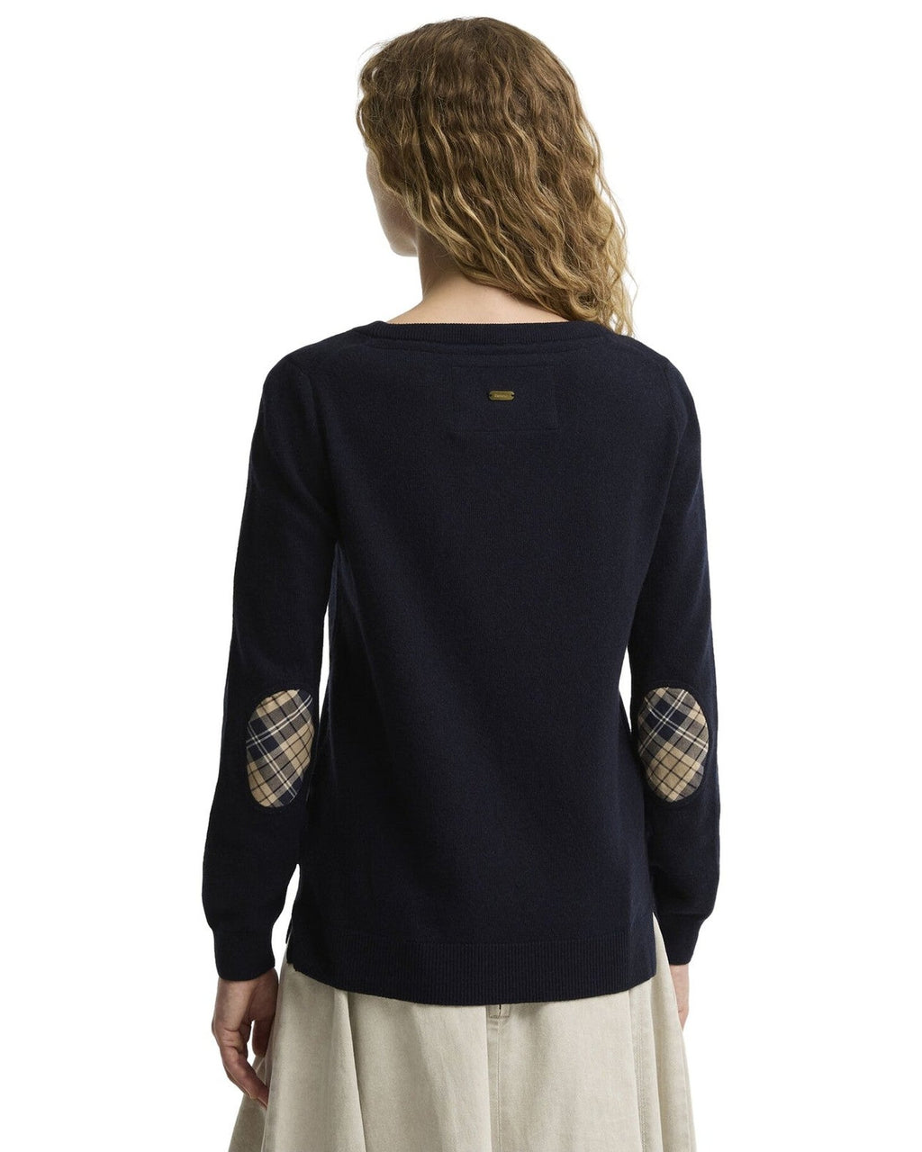 Maglie Donna Barbour - Pendle Crew Knit - Blu