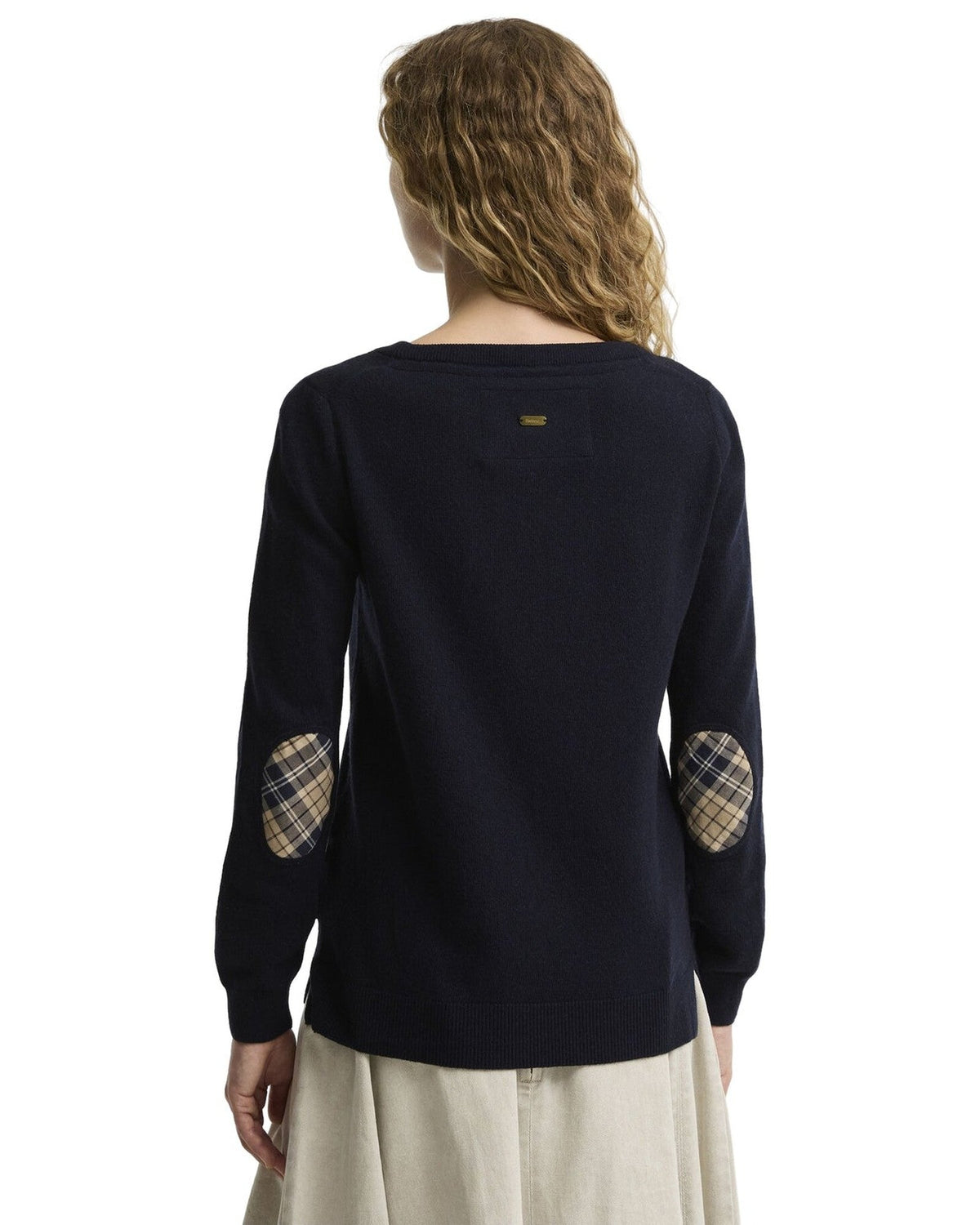Maglie Donna Barbour - Pendle Crew Knit - Blu