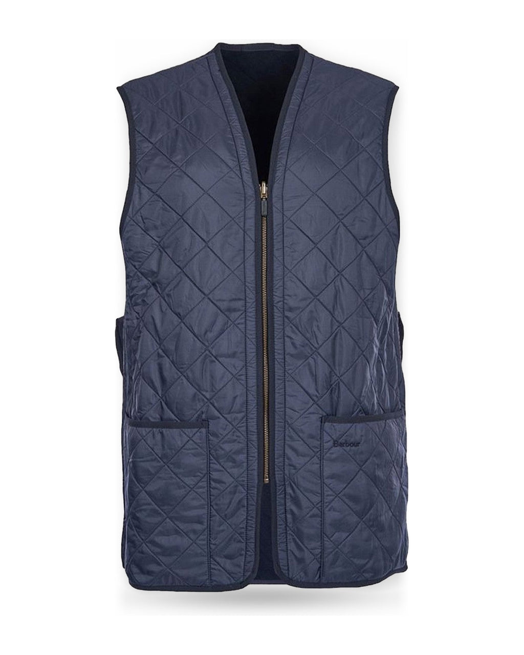 Gilet Uomo Barbour - Polarquilt Waistcoat Zip Liner - Blu