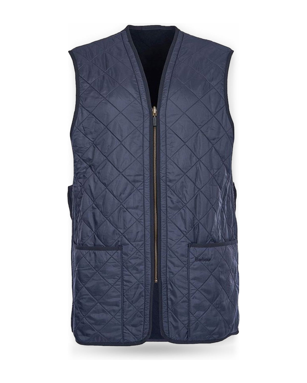 Gilet Uomo Barbour - Polarquilt Waistcoat Zip Liner - Blu