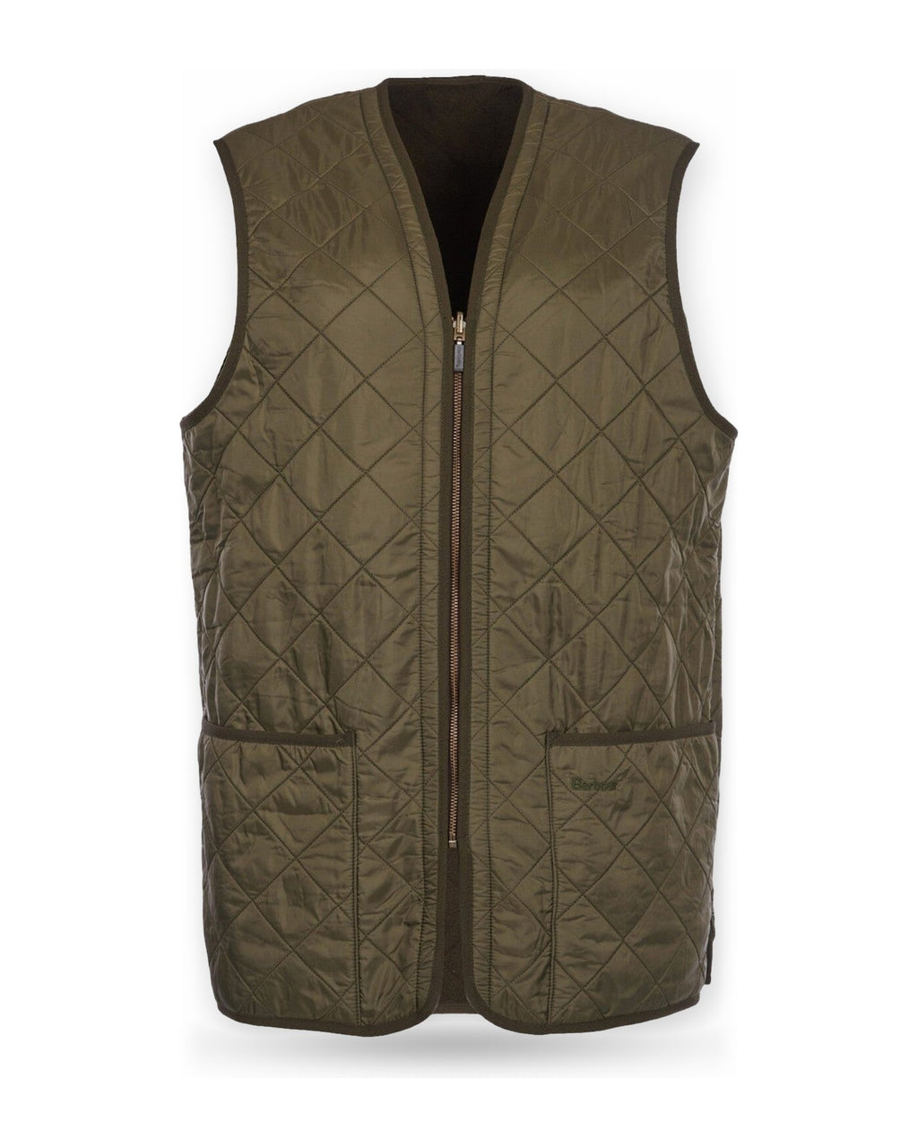 Gilet Uomo Barbour - Polarquilt Waistcoat Zip Liner - Verde