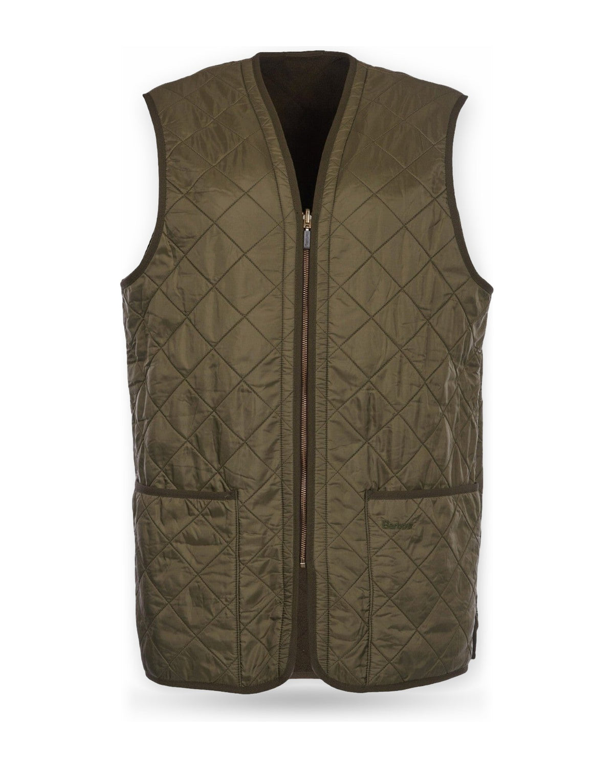 Gilet Uomo Barbour - Polarquilt Waistcoat Zip Liner - Verde
