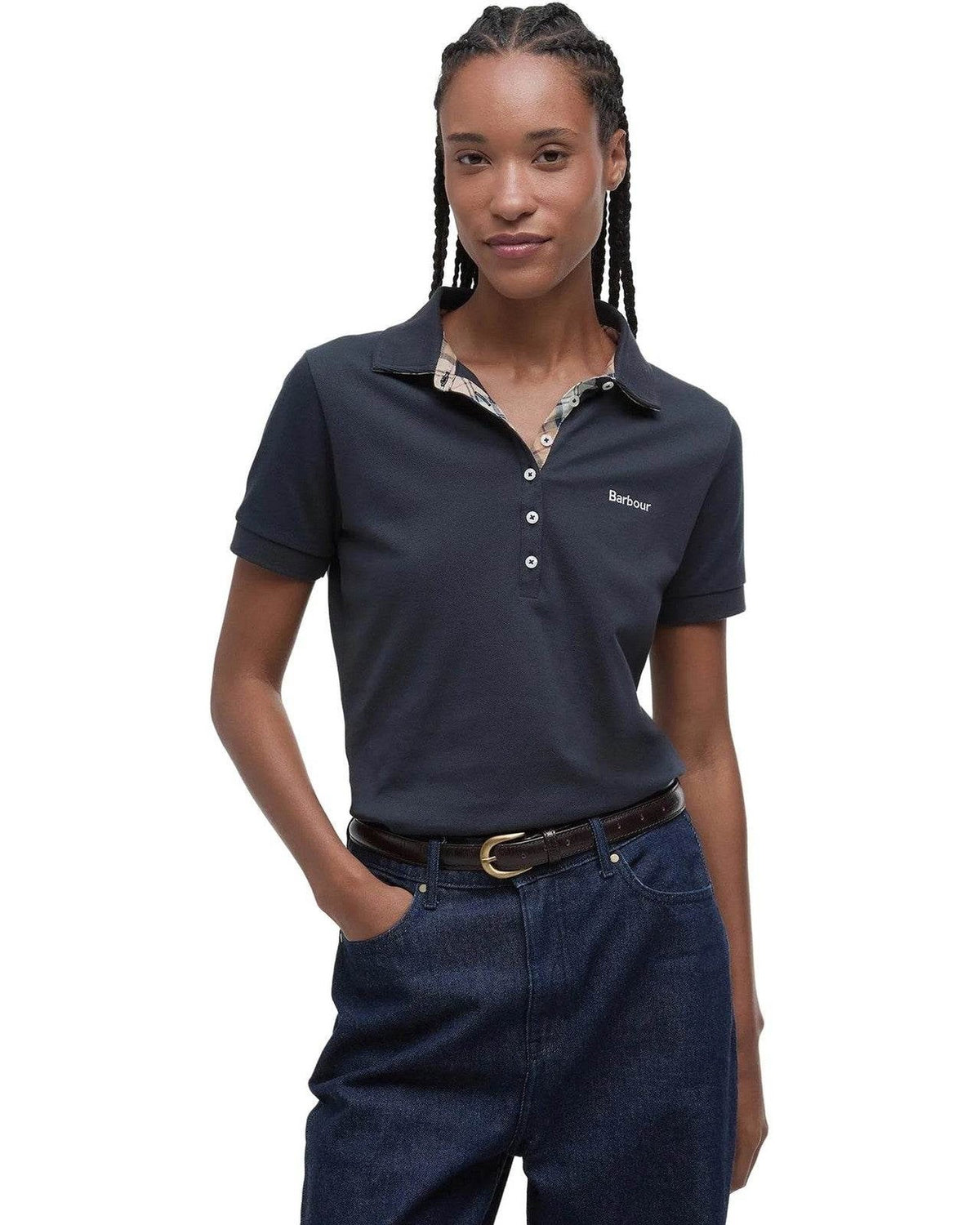 Polo Donna Barbour - Portsdown Top - Blu