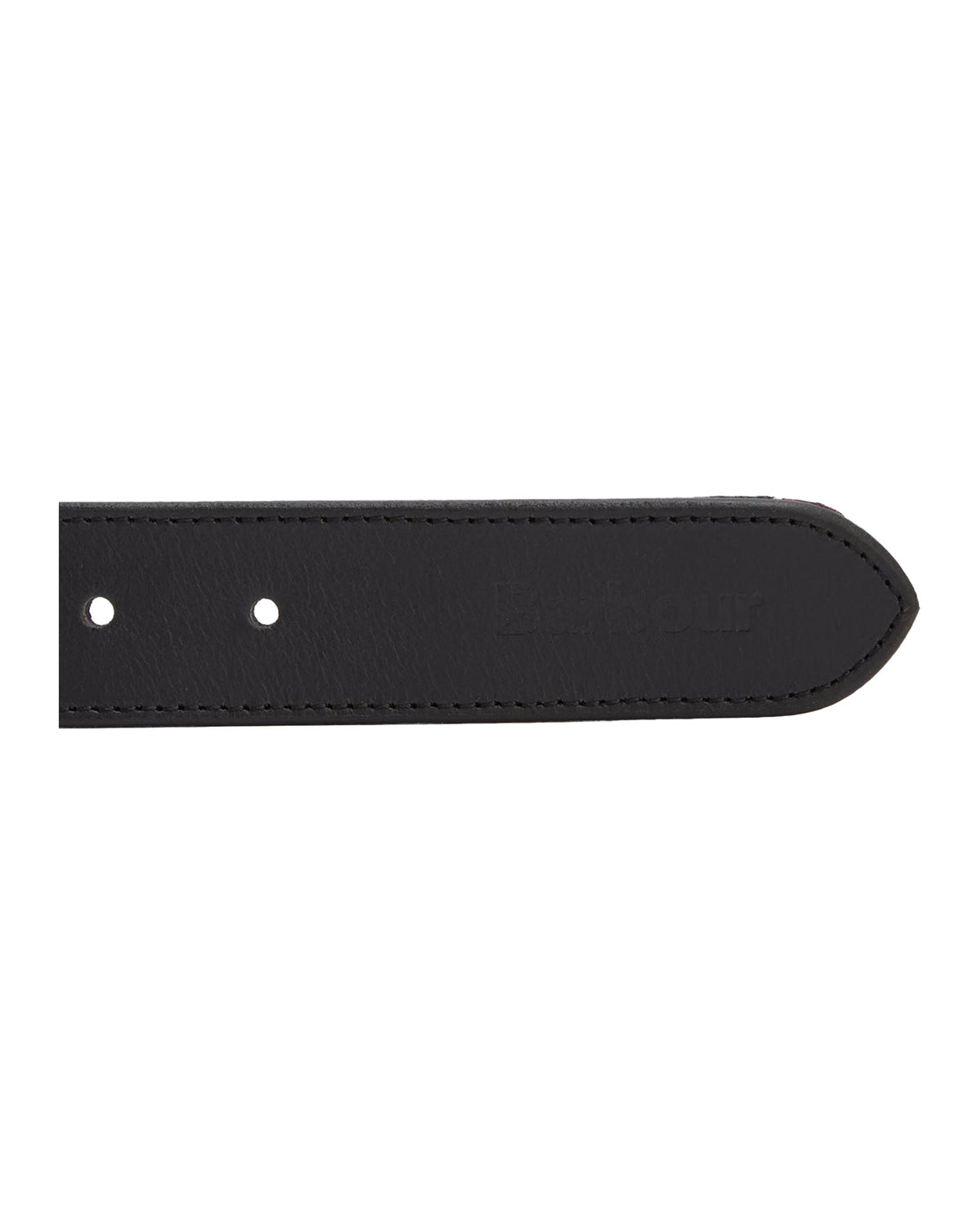 Cinture Uomo Barbour - Reversible Tartan Leather Belt - Nero