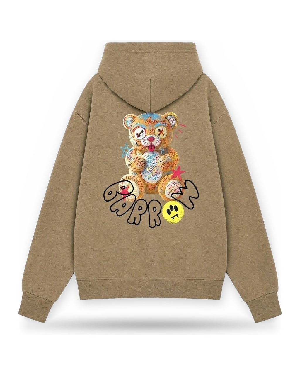Felpe con cappuccio Unisex Barrow - Hoodie Unisex F6BWUAHS046 - Zenzero