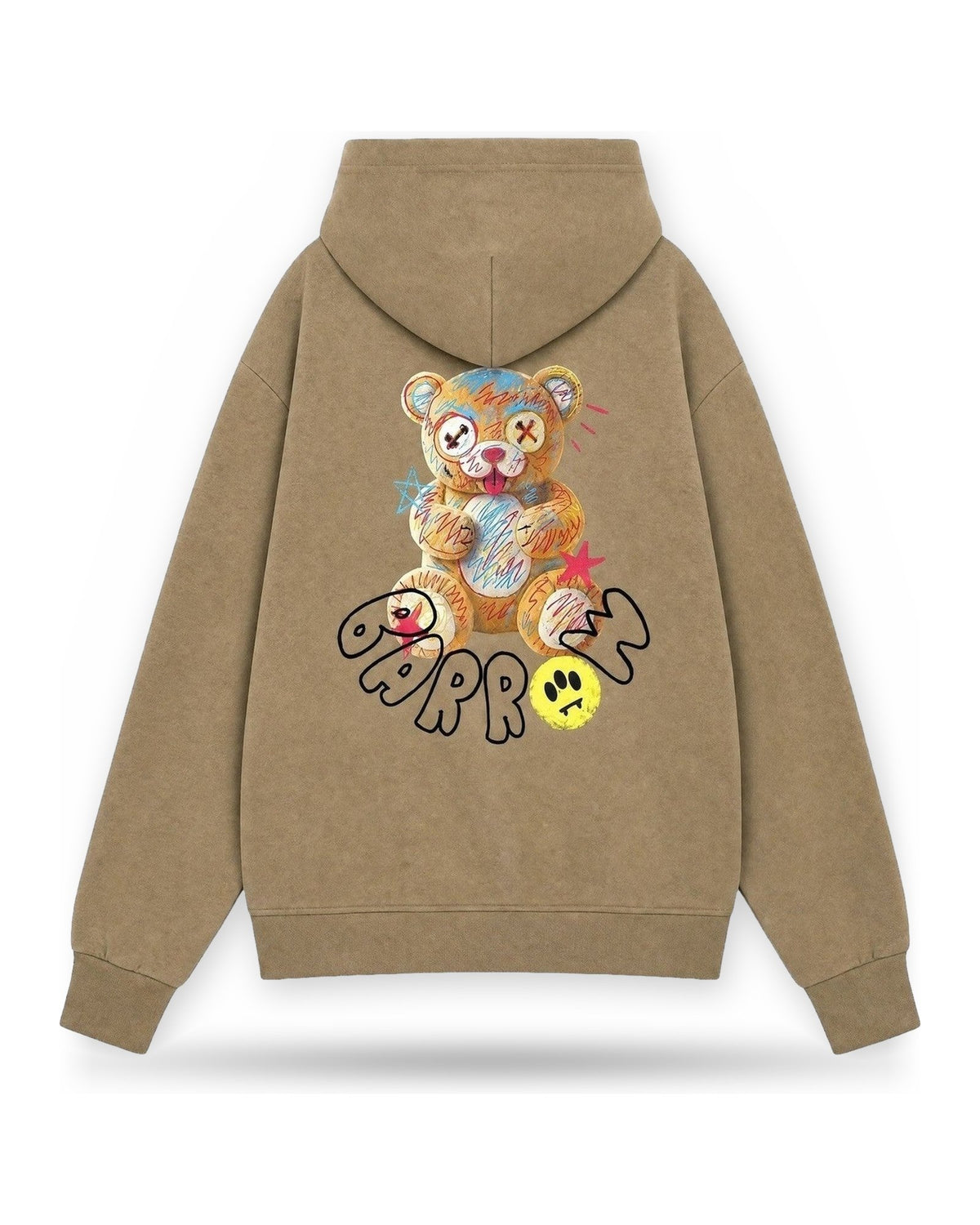 Felpe con cappuccio Unisex Barrow - Hoodie Unisex F6BWUAHS046 - Zenzero
