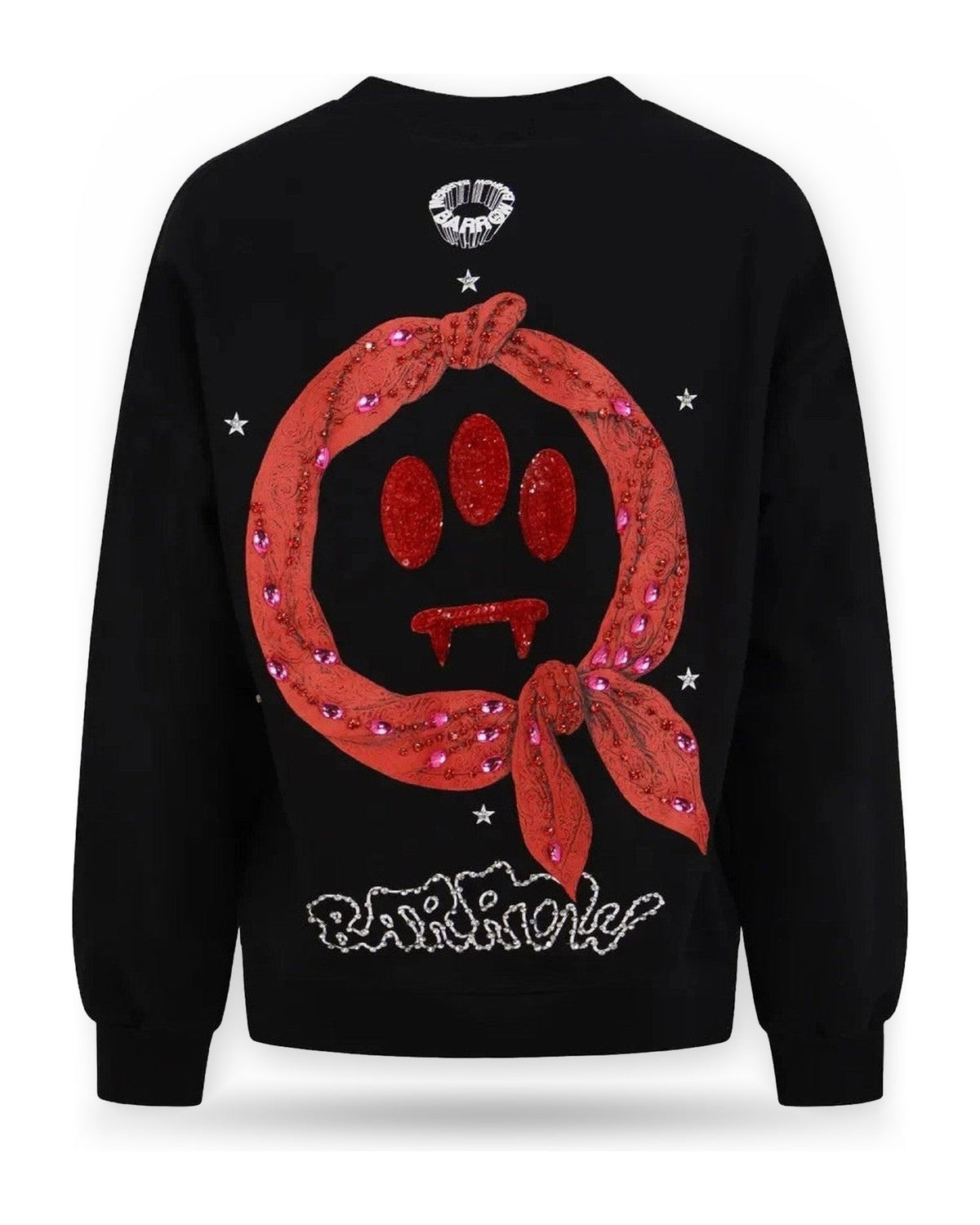 Felpe senza cappuccio Unisex Barrow - Jewel Edition Sweatshirt Unisex F6BWUASW055 - Nero