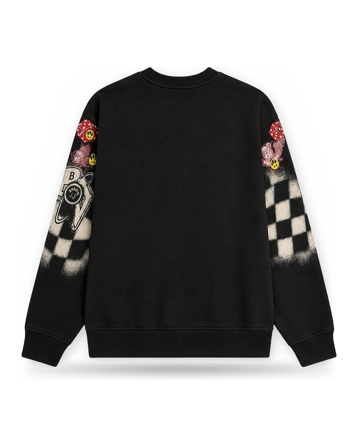 Felpe senza cappuccio Unisex Barrow - Sweatshirt Unisex F6BWUASW071 - Nero