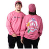 Felpe senza cappuccio Unisex Barrow - Sweatshirt Unisex F6BWUASW053 - Rosa