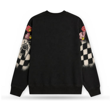 Felpe senza cappuccio Unisex Barrow - Sweatshirt Unisex F6BWUASW071 - Nero