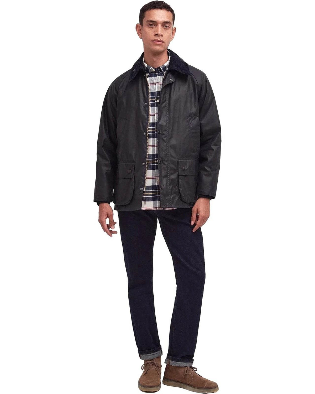 Giubbotti Uomo Barbour - Bedale Wax Jacket - Blu