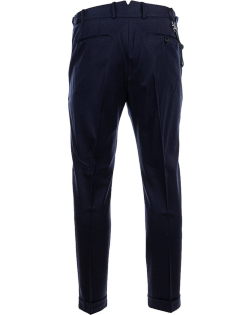 Pantaloni Uomo Berwich - Pantalone M5T19 - Blu Navy