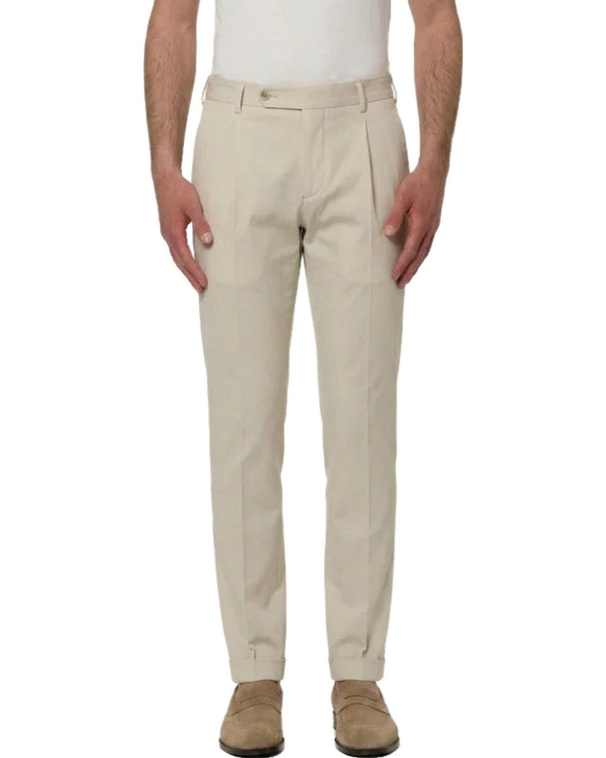 Pantaloni Uomo Berwich - Pantalone morello elix - Beige